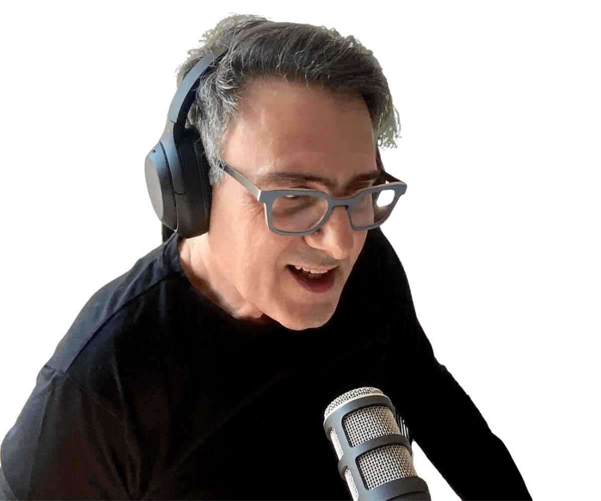 Diego Galetti grabando El Informe Galetti